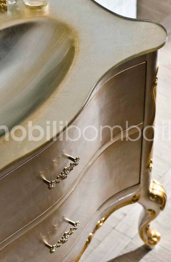 Venetian baroque style vanity unit - Image 2