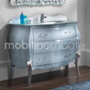 Baroque style vanity unit with curled legs