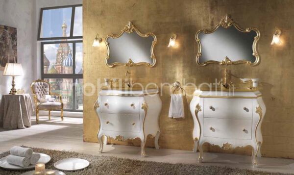 Venetian baroque style vanity unit - Image 3