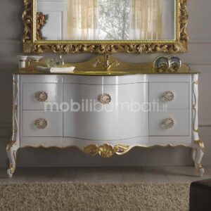 Venetian baroque style vanity unit