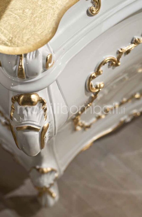 Baroque style bathroom furniture with friezes - Image 2