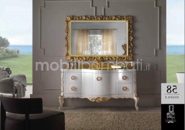 Modern baroque style vanity unit - Image 2