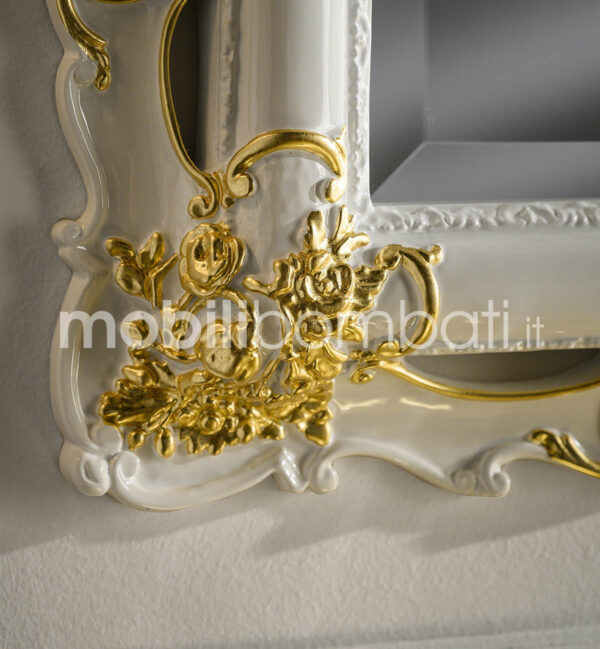 Specchio Barocco Intagliato Oro 24k - Image 2