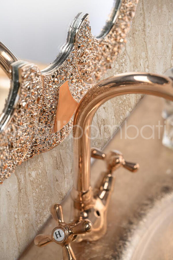 Mobile bagno stile barocco oro rosa - Image 5