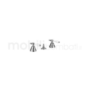 Rubinetto Bagno - Batteria bidet 3 fori – stile Classico – Made in Italy