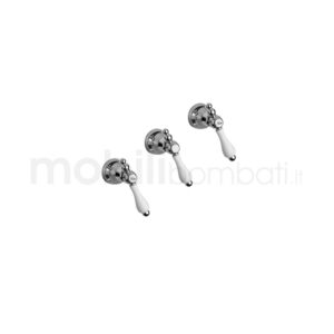 Rubinetti incasso doccia e deviatore 2 uscite - stile Classico - Made in Italy