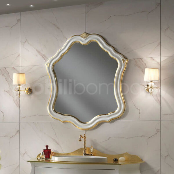Mobile bagno stile barocco con decori oro - Image 5