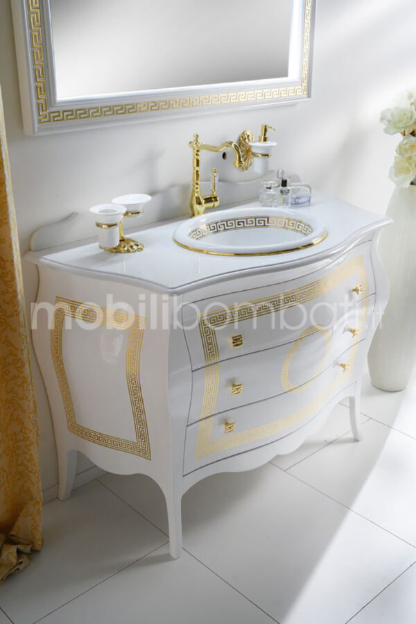 Mobile bagno stile barocco greca