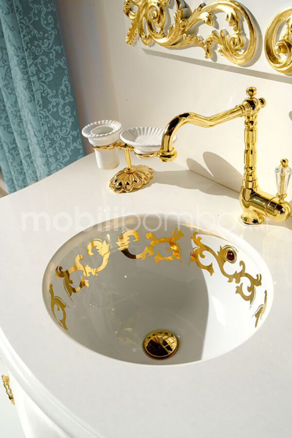 Mobile bagno stile barocco con effetto marmo - Image 7