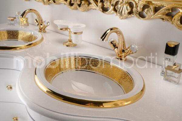 Mobile bagno stile barocco doppio lavabo - Image 8