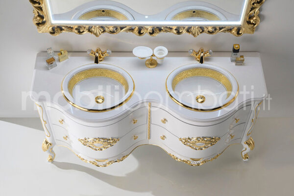 Mobile bagno stile barocco doppio lavabo - Image 10